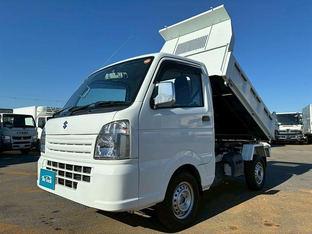 キャリイトラック 車検整備付 令和9年9月迄 保証対象車両 R4年式 スズキ SUZUKI 頑丈ダンプ パートタイム 四輪駆動 4WD ルームミラーモニター 新明和工業 電動油圧式ダンプ マレル式 5速 MT 軽トラ(3枚目)