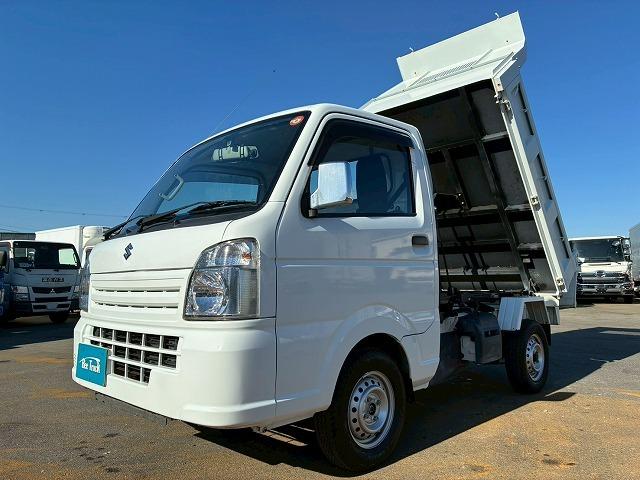 キャリイトラック 車検整備付 令和9年9月迄 保証対象車両 R4年式 スズキ SUZUKI 頑丈ダンプ パートタイム 四輪駆動 4WD ルームミラーモニター 新明和工業 電動油圧式ダンプ マレル式 5速 MT 軽トラ(18枚目)