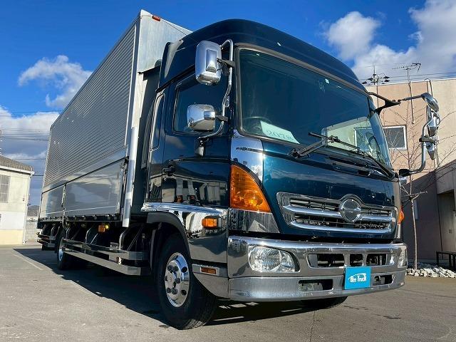 ヒノレンジャー 　Ｈ２４年式　日野　　アルミウイング　ハイルーフ　６３００　フルワイド　フルキャブ　ベッド付き　トランテックス　２６０馬力　６速　ＭＴ　マニュアル　４ｔ　８ｔ　中型　バン　箱車（10枚目）