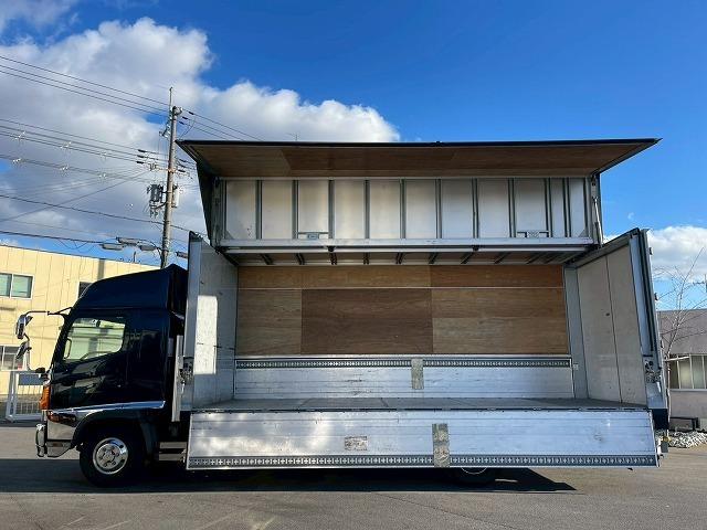 ヒノレンジャー 　Ｈ２４年式　日野　　アルミウイング　ハイルーフ　６３００　フルワイド　フルキャブ　ベッド付き　トランテックス　２６０馬力　６速　ＭＴ　マニュアル　４ｔ　８ｔ　中型　バン　箱車（15枚目）