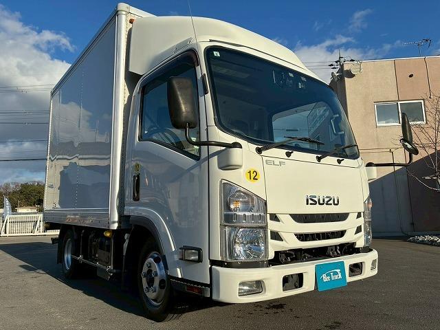 エルフトラック 　保証対象車両　車検整備付　令和８年５月迄　Ｒ１年式　いすゞ　エルフ　アルミバン　ワンオーナー　ハイキャブ　標準幅　ショート　１０尺ボディ　１５０馬力　スムーサーＥｘ　ＡＴ　５トン限定・準中型免許（5枚目）