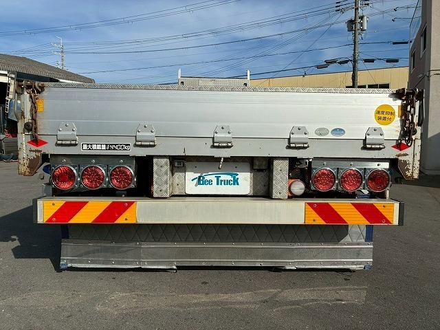 ギガ 車検整備付 令和8年9月迄 H24 いすゞ アルミブロック 8×4 4軸低床2デフ リーフサスペンション 板バネ 5方開アオリ 380馬力 7速 MT マニュアル 10t 25t 大型 平ボディ(13枚目)