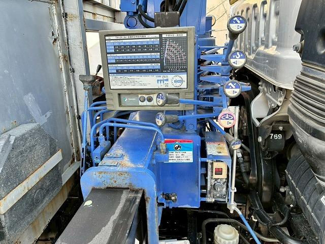 フォワード 　車検整備付　令和８年９月迄　Ｈ２２　いすゞ　増トン　４段セルフクレーン　フルキャブ　ベッド付き　タダノ　ＴＡＤＡＮＯ　ロングジャッキ　ハイジャッキ　ウインチ　ラジコン　フックイン　２６０馬力（27枚目）