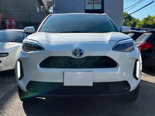 ヤリスクロス ハイブリッドＺ　４ＷＤ　トヨタセーフティセンス　純正ナビ　フルセグ　ブルートゥース　バックカメラ　スペアキー　プッシュスタート　ＥＴＣ　社外アルミホイール　シートヒーター　クルーズコントロール（2枚目）