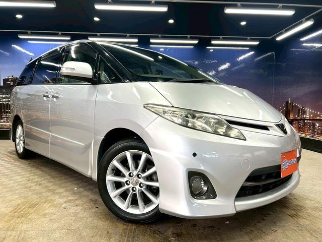 エスティマ ２．４アエラス　Ｇエディション　（禁煙車）（両側パワースライド）（フリップダウンモニター）（純正ＨＤＤナビ）（バックカメラ）（クルーズコントロール）（オットマン）（ＥＴＣ）（ＨＩＤヘッドライト）（フルセグ）（純正１７インチＡＷ）（24枚目）