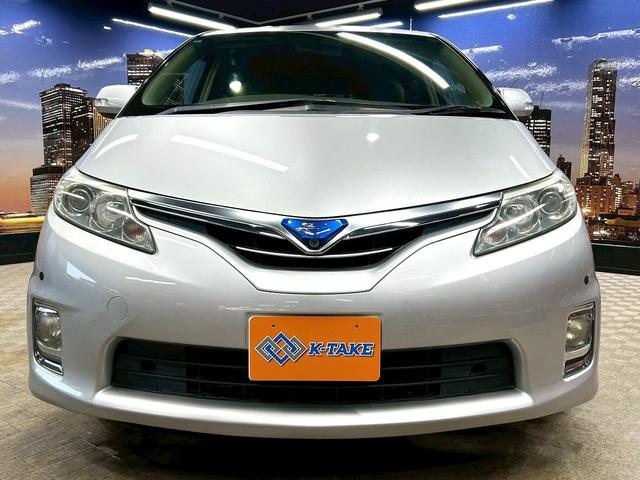 エスティマハイブリッド Ｇ　レザーパッケージ　（禁煙車）（７人乗り）（両側電動ドア）（フリップダウンモニター）（純正ＨＤＤナビ）（電動リアゲート）（シートヒーター）（パワーシート）（バックカメラ）（コーナーセンサー）（純正１７インチＡＷ）（24枚目）