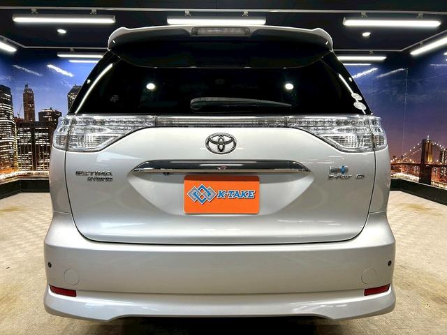 エスティマハイブリッド Ｇ　レザーパッケージ　（禁煙車）（７人乗り）（両側電動ドア）（フリップダウンモニター）（純正ＨＤＤナビ）（電動リアゲート）（シートヒーター）（パワーシート）（バックカメラ）（コーナーセンサー）（純正１７インチＡＷ）（27枚目）