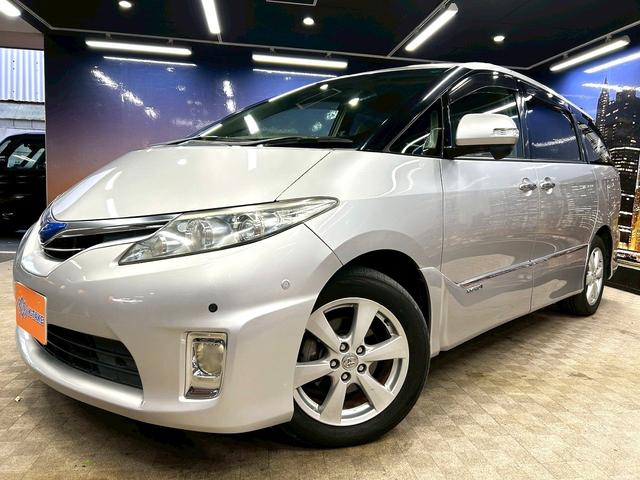 エスティマハイブリッド Ｇ　レザーパッケージ　（禁煙車）（７人乗り）（両側電動ドア）（フリップダウンモニター）（純正ＨＤＤナビ）（電動リアゲート）（シートヒーター）（パワーシート）（バックカメラ）（コーナーセンサー）（純正１７インチＡＷ）（29枚目）