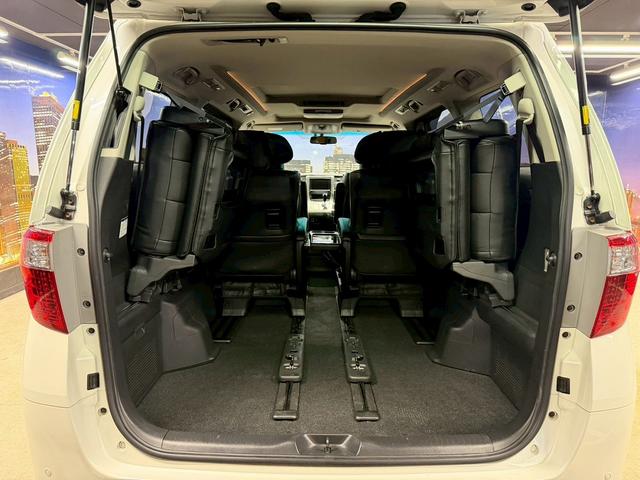 アルファード ２４０Ｓ　Ｃパッケージ　（禁煙車）（後期型）（７人乗り）（両側パワースライドドア）（ツインムーンルーフ）（純正ＳＤナビ）（ケンスタイルエアロ）（パワーバックドア）（クリアランスソナー）（クルーズコントロール）（20枚目）