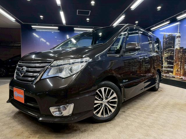 セレナ ハイウェイスターＳ－ＨＶアドバンスドセーフティパック　（禁煙車）（両側パワースライドドア）（８人乗り）（純正ＳＤナビ）（エマージェンシーブレーキ）（クルーズコントロール）（クリアランスソナー）（アラウンドビューカメラ）（フルセグ）（純正１６インチＡＷ）（25枚目）