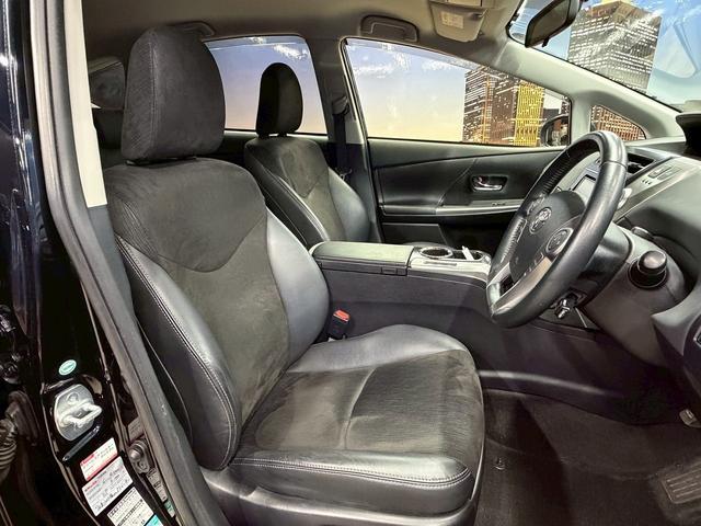 プリウスアルファ Ｇ　（禁煙車）（後期型）（純正ＳＤナビ）（クルーズコントロール）（黒ハーフレザー）（パワーシート）（バックカメラ）（ビルトインＥＴＣ）（フルセグＴＶ）（ＬＥＤヘッドライト）（純正１６インチＡＷ）（16枚目）