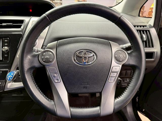 プリウスアルファ Ｇ　（禁煙車）（後期型）（純正ＳＤナビ）（クルーズコントロール）（黒ハーフレザー）（パワーシート）（バックカメラ）（ビルトインＥＴＣ）（フルセグＴＶ）（ＬＥＤヘッドライト）（純正１６インチＡＷ）（32枚目）