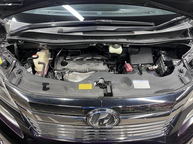 ヴェルファイア ２．４Ｚ　Ｇエディション　（禁煙車）（後期型）（サンルーフ）（黒革シート）（両側パワースライド）（純正ＳＤナビ）（クルコン）（コーナーセンサー）（シートヒーター）（シートメモリー）（電動リアゲート）（純正１８インチＡＷ）（37枚目）