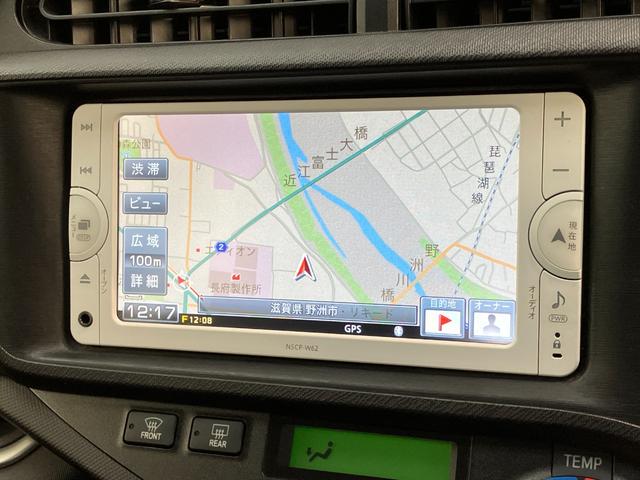 アクア Ｇ　ワンセグナビ　バックカメラ　シートヒーター　車検整備付　スマートキー　オートエアコン　前席シートヒーター　ワンセグナビ　バックカメラ（12枚目）