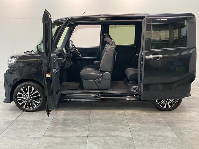 タント カスタムＲＳ　フルセグナビ　前後ドラレコ　レーダークルコン　衝突被害軽減ブレーキ　コーナーセンサー　ターボ　フルセグナビ　Ｂｌｕｅｔｏｏｔｈ　ＤＶＤ再生　ＵＳＢ　パノラマカメラ　両側電動スライドドア　前席シートヒーター　ＬＥＤ　レーダークルーズコントロール（23枚目）