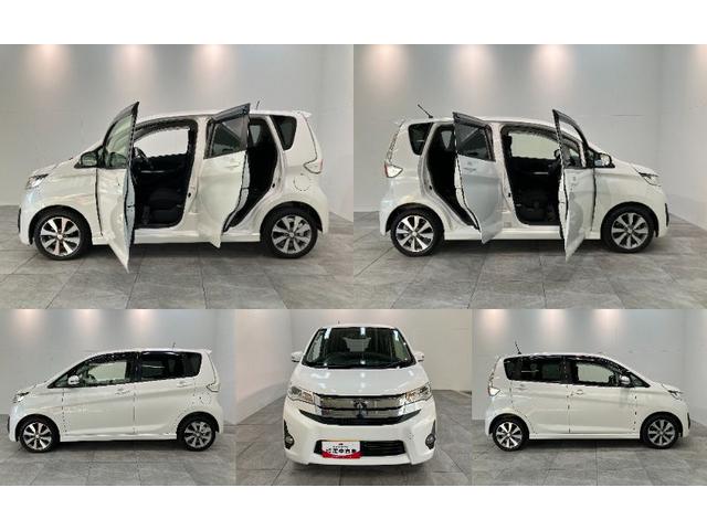 ｅＫカスタム Ｔ　４ＷＤ　ワンセグナビ　バックカメラ　シートヒーター　ワンセグナビ　バックカメラ　ＥＴＣ　シートヒーター　ＨＩＤヘッドライト　オートライト　オートエアコン　電動格納式ミラー　スマートキー（7枚目）