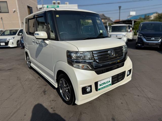 N-BOXカスタム G SSパッケージ 社外ナビ・フルセグTV・バックカメラ・両側電動スライドドア・横滑り防止装置・シティアクティブブレーキ・プッシュスタート・スマートキー・電動格納ミラー・オートライト・オートエアコン・パワーウィンド(8枚目)