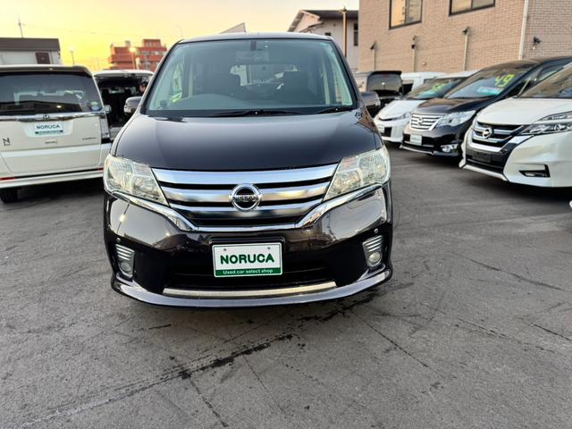 セレナ ハイウェイスター　Ｓ－ハイブリッド　純正ナビ　フルセグＴＶ　バックカメラ　後席フリップダウンモニター　両側電動スライドドア　スマートキー　プッシュスタート　ＨＩＤヘッドライト　オートエアコン　コーナーセンサー（7枚目）