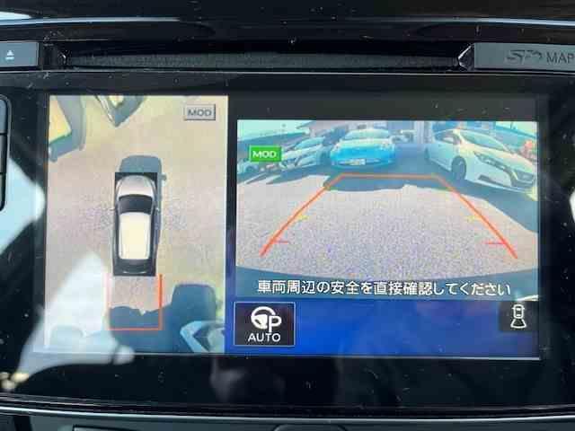 リーフ Ｇ　プロパイロット　プロパイロットパーキング　　アラウンドビュー全周囲カメラ　エマージェンシー衝突軽減ブレーキ　純正ナビ　スマートルームミラー　前・後席シートヒーター　禁煙車（13枚目）