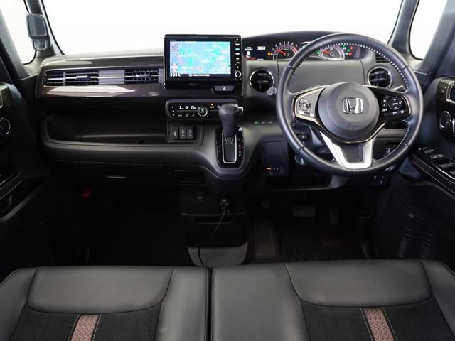 N-BOXカスタム G・Lターボホンダセンシング 1年保証ナビDレコRカメETC両電扉BT地デジ(9枚目)