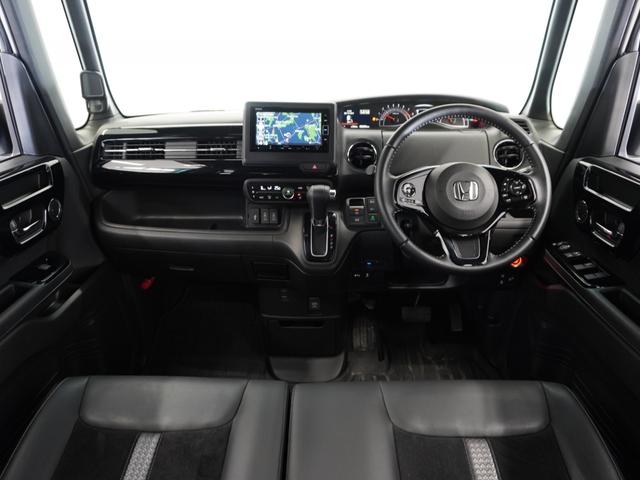 N-BOXカスタム Lターボ 2年保証ナビDレコRカメETC両電扉BT地デジ(9枚目)