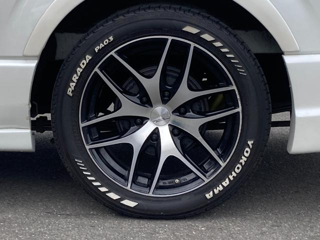 ハイエースバン スーパーＧＬ　ダークプライム　★禁煙車★ベッドキット★社外サスペンション★フルエアロ★メモリーナビ★バックカメラ★フルセグ★両側スライドドア★ＬＥＤヘッドライト★Ｂｌｕｅｔｏｏｔｈ★社外１８インチＡＷ★マフラーカッター★車検整備付（36枚目）
