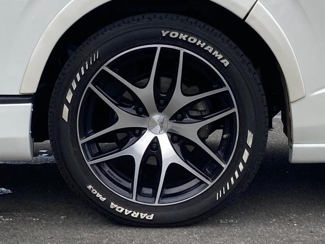 ハイエースバン スーパーＧＬ　ダークプライム　★禁煙車★ベッドキット★社外サスペンション★フルエアロ★メモリーナビ★バックカメラ★フルセグ★両側スライドドア★ＬＥＤヘッドライト★Ｂｌｕｅｔｏｏｔｈ★社外１８インチＡＷ★マフラーカッター★車検整備付（37枚目）