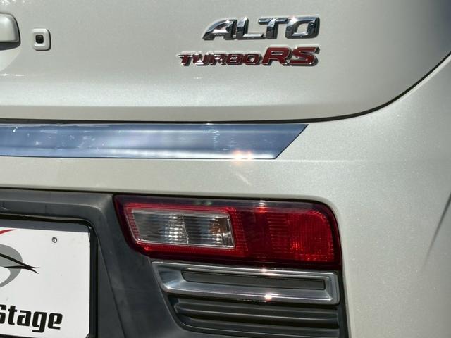 アルトターボRS ベースグレード 禁煙 ストラーダナビ バックカメラ フルセグTV DVD再生 衝突軽減ブレーキ Bluetooth USBポート プッシュスタート 純正15インチAW ETC パドルシフト スマートキー HIDライト(36枚目)