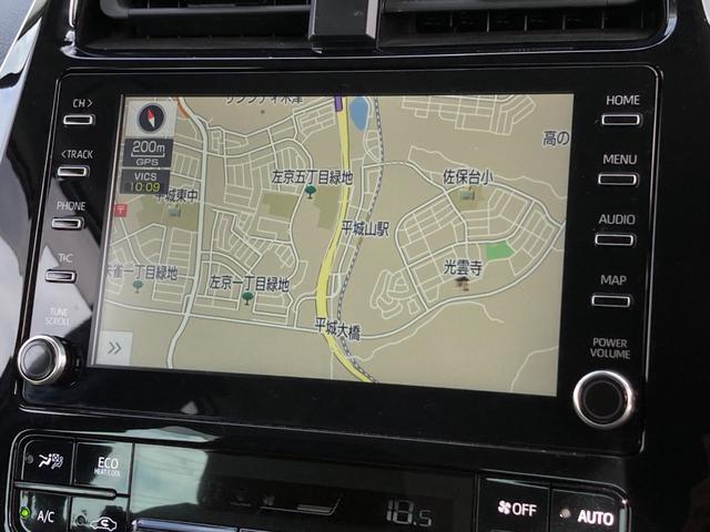 プリウス Aプレミアム 禁煙 黒革 360度カメラ シート冷暖 純正ナビ ヘッドアップディスプレイ レーダークルーズ AC100V USBポート LEDヘッドライト パワーシート ETC2.0 前後ドラレコ 車検整備付(14枚目)