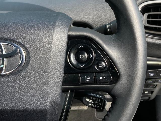 プリウス Aプレミアム 禁煙 黒革 360度カメラ シート冷暖 純正ナビ ヘッドアップディスプレイ レーダークルーズ AC100V USBポート LEDヘッドライト パワーシート ETC2.0 前後ドラレコ 車検整備付(20枚目)