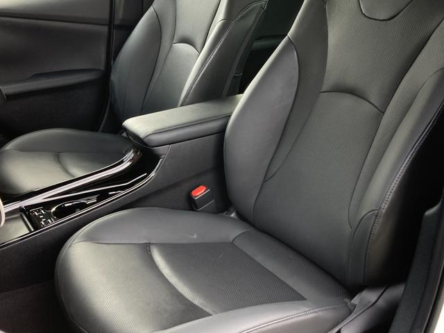 プリウス Aプレミアム 禁煙 黒革 360度カメラ シート冷暖 純正ナビ ヘッドアップディスプレイ レーダークルーズ AC100V USBポート LEDヘッドライト パワーシート ETC2.0 前後ドラレコ 車検整備付(47枚目)