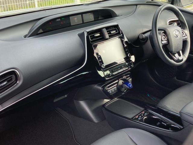 プリウス Aプレミアム 禁煙 黒革 360度カメラ シート冷暖 純正ナビ ヘッドアップディスプレイ レーダークルーズ AC100V USBポート LEDヘッドライト パワーシート ETC2.0 前後ドラレコ 車検整備付(48枚目)