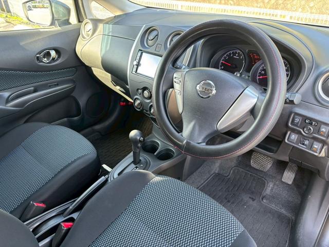 ノート X ユーザー買取車 純正ナビ バックカメラ フルエアロ 衝突軽減ブレーキ レーンキープ フルセグTV Bluetooth DVD再生可 ETC USBボート アイドリングストップ スペアキー 点検整備付(9枚目)
