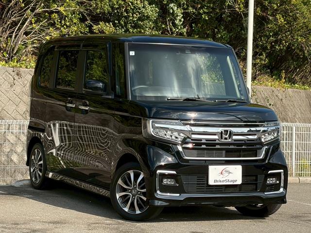 N-BOXカスタム L 禁煙 純正8型ナビ Carplay バックカメラ 前後ドラレコ レーダークルーズ シートヒーター 衝突軽減ブレーキ レーンキープ 電動スライドドア LEDヘッドライト ETC車載器 純正14インチAW(5枚目)