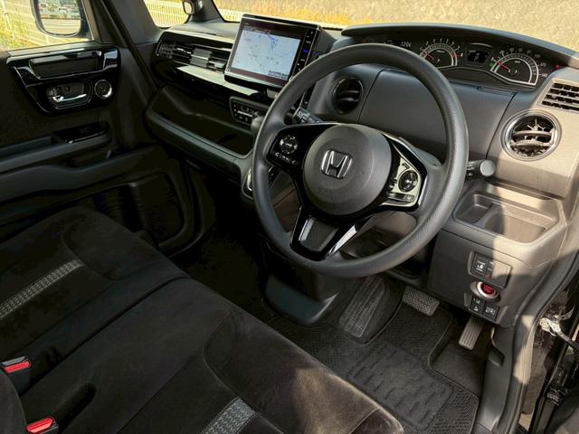 N-BOXカスタム L 禁煙 純正8型ナビ Carplay バックカメラ 前後ドラレコ レーダークルーズ シートヒーター 衝突軽減ブレーキ レーンキープ 電動スライドドア LEDヘッドライト ETC車載器 純正14インチAW(35枚目)