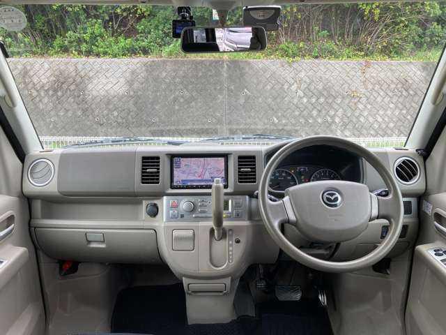 スクラムワゴン ＰＺターボ　禁煙　ユーザー買取　パワースライドドア　ＨＤＤナビ　ＥＴＣ　ドラレコ　キーレス　地デジＴＶ　電動格納ミラー　オートエアコン　ＨＩＤ　社外１４インチアルミ　Ｂｌｕｅｔｏｏｔｈ接続　フォグライト（3枚目）