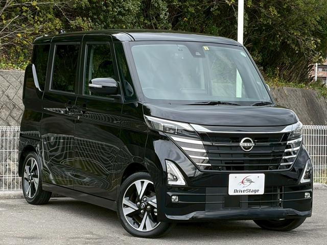 ルークス ハイウェイスター　Ｇターボプロパイロットエディション　禁煙　純正９インチナビ　黒革　アラウンドビューモニター　両側パワースライドドア　デジタルインナーミラー　レーダークルーズ　フルセグ　前後ドラレコ　ＬＥＤヘッドライト　純正１５インチアルミ　インテリキー（8枚目）