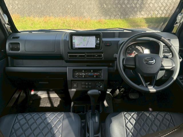 ハイゼットトラック ジャンボエクストラ　ワンオーナー　ユーザー買取　禁煙　社外ナビ　フルセグ　インテリキー　プッシュスタート　衝突軽減　レーンキープ　ＬＥＤヘッドライト　オートライト　ＥＴＣ　電格ミラー　パワーウインドウ　前後クリソナ（6枚目）