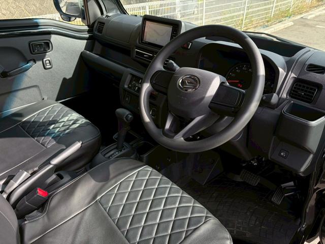 ハイゼットトラック ジャンボエクストラ　ワンオーナー　ユーザー買取　禁煙　社外ナビ　フルセグ　インテリキー　プッシュスタート　衝突軽減　レーンキープ　ＬＥＤヘッドライト　オートライト　ＥＴＣ　電格ミラー　パワーウインドウ　前後クリソナ（33枚目）