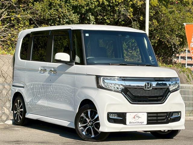 Ｎ－ＢＯＸカスタム Ｇ・ＥＸホンダセンシング　ワンオーナー　禁煙　純正ナビ　バックカメラ　ドラレコ　レーダークルーズコントロール　レーンキープ　ＬＥＤヘッドライト　ＥＴＣ車載器　パワースライドドア　衝突軽減ブレーキ　純正１４インチＡＷ　車検整備付（5枚目）