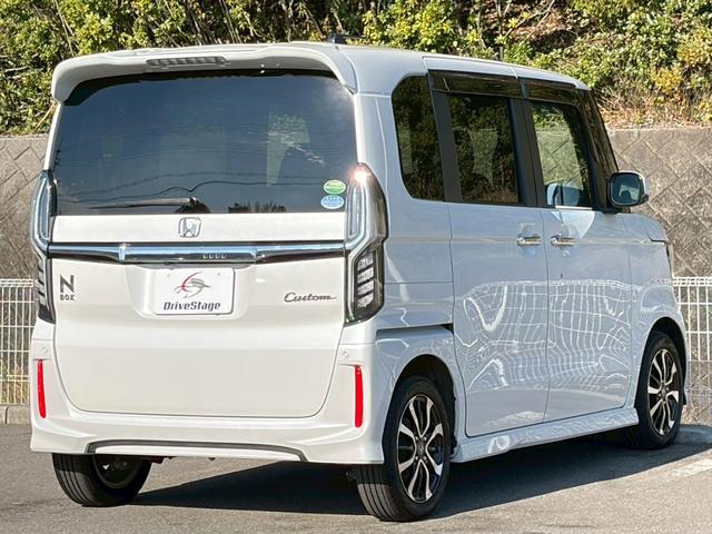 Ｎ－ＢＯＸカスタム Ｇ・ＥＸホンダセンシング　ワンオーナー　禁煙　純正ナビ　バックカメラ　ドラレコ　レーダークルーズコントロール　レーンキープ　ＬＥＤヘッドライト　ＥＴＣ車載器　パワースライドドア　衝突軽減ブレーキ　純正１４インチＡＷ　車検整備付（7枚目）