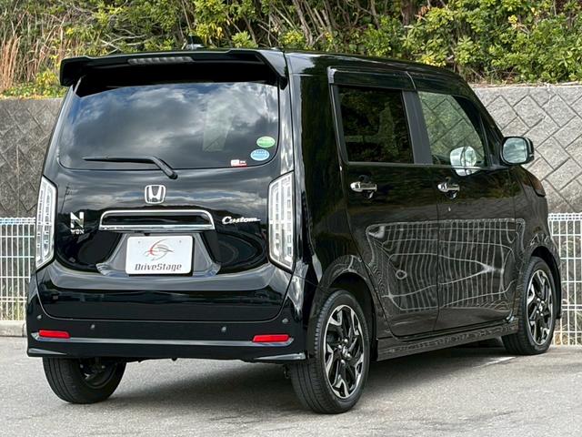 Ｎ－ＷＧＮカスタム Ｌ・ターボホンダセンシング　禁煙車　前後ドラレコ　純正ナビ　バックカメラ　レーダークルーズ　電動パーキングブレーキ　シートヒーター　パドルシフト　ハーフレザーシート　ＬＥＤヘッドライト　ＥＴＣ　フルセグ　純正１５ＡＷ　車検整備付（7枚目）