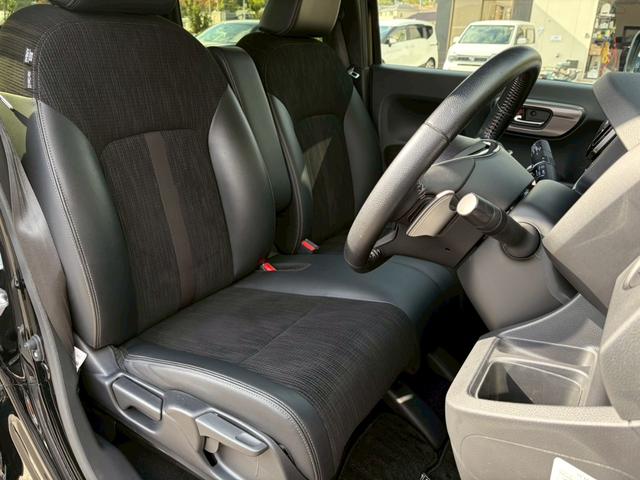 Ｎ－ＷＧＮカスタム Ｌ・ターボホンダセンシング　禁煙車　前後ドラレコ　純正ナビ　バックカメラ　レーダークルーズ　電動パーキングブレーキ　シートヒーター　パドルシフト　ハーフレザーシート　ＬＥＤヘッドライト　ＥＴＣ　フルセグ　純正１５ＡＷ　車検整備付（18枚目）