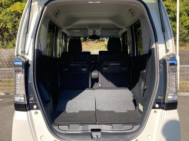 N-BOXカスタム G SSパッケージ ユーザー買取車 禁煙 社外8インチナビ バックカメラ ドラレコ 衝突軽減ブレーキ HIDヘッドライト 両側パワースライドドア シートヒーター フルセグ ETC レーダー探知機 純正14インチアルミ(48枚目)