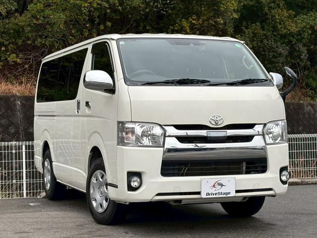 レジアスエースバン ロングスーパーＧＬ　禁煙　５型　純正ナビ　バックカメラ　後席クーラー、ヒーター　両側スライド　ドライブレコーダー　フルセグＴＶ　衝突軽減ブレーキ　レーンキープ　オートハイビーム　Ｂｌｕｅｔｏｏｔｈ　ＥＴＣ　車検整備付（7枚目）