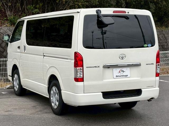 レジアスエースバン ロングスーパーＧＬ　禁煙　５型　純正ナビ　バックカメラ　後席クーラー、ヒーター　両側スライド　ドライブレコーダー　フルセグＴＶ　衝突軽減ブレーキ　レーンキープ　オートハイビーム　Ｂｌｕｅｔｏｏｔｈ　ＥＴＣ　車検整備付（9枚目）