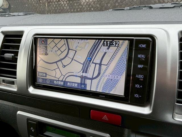 レジアスエースバン ロングスーパーＧＬ　禁煙　５型　純正ナビ　バックカメラ　後席クーラー、ヒーター　両側スライド　ドライブレコーダー　フルセグＴＶ　衝突軽減ブレーキ　レーンキープ　オートハイビーム　Ｂｌｕｅｔｏｏｔｈ　ＥＴＣ　車検整備付（12枚目）