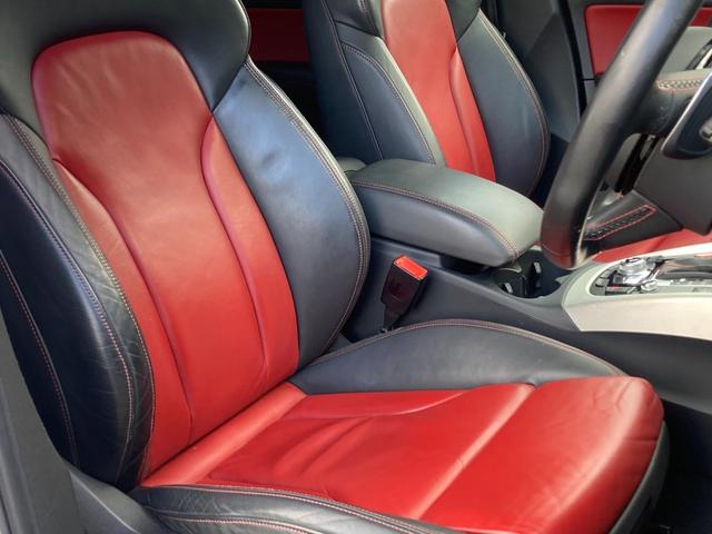 ＳＱ５ ベースグレード　ユーザー買取　アシスタンスＰＫＧ　黒／赤ナッパレザー　純正２１インチＡＷ　Ｂａｎｇ＆Ｏｌｕｆｓｅｎ　ＡＣＣ　メモリ付パワーシート　純正ナビ　バックカメラ　ドラレコ　パワーバックドア　ＢＳＭ　禁煙（10枚目）