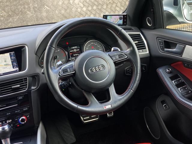ＳＱ５ ベースグレード　ユーザー買取　アシスタンスＰＫＧ　黒／赤ナッパレザー　純正２１インチＡＷ　Ｂａｎｇ＆Ｏｌｕｆｓｅｎ　ＡＣＣ　メモリ付パワーシート　純正ナビ　バックカメラ　ドラレコ　パワーバックドア　ＢＳＭ　禁煙（29枚目）