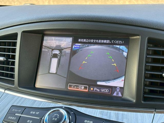 エルグランド ライダー　ブラックライン　黒本革シート　禁煙車　純正ナビ　フリップダウンモニター　黒レザーシート　全周囲カメラ　両側パワースライドドア　ドライブレコーダー　クリアランスソナー　クルーズコントロール　オットマン　フルセグ　ＥＴＣ　車検整備付（10枚目）